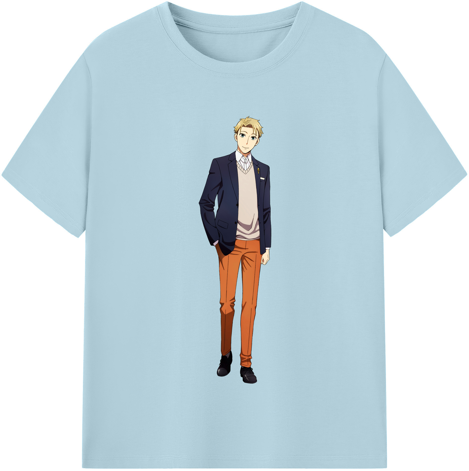 （画像用） SPY×FAMILY间谍家家酒 綿100％半袖Tシャツ（フロントプリント）